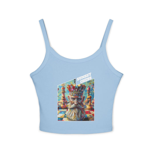 King Of Chess -  Women's Sky Blue Tank Top