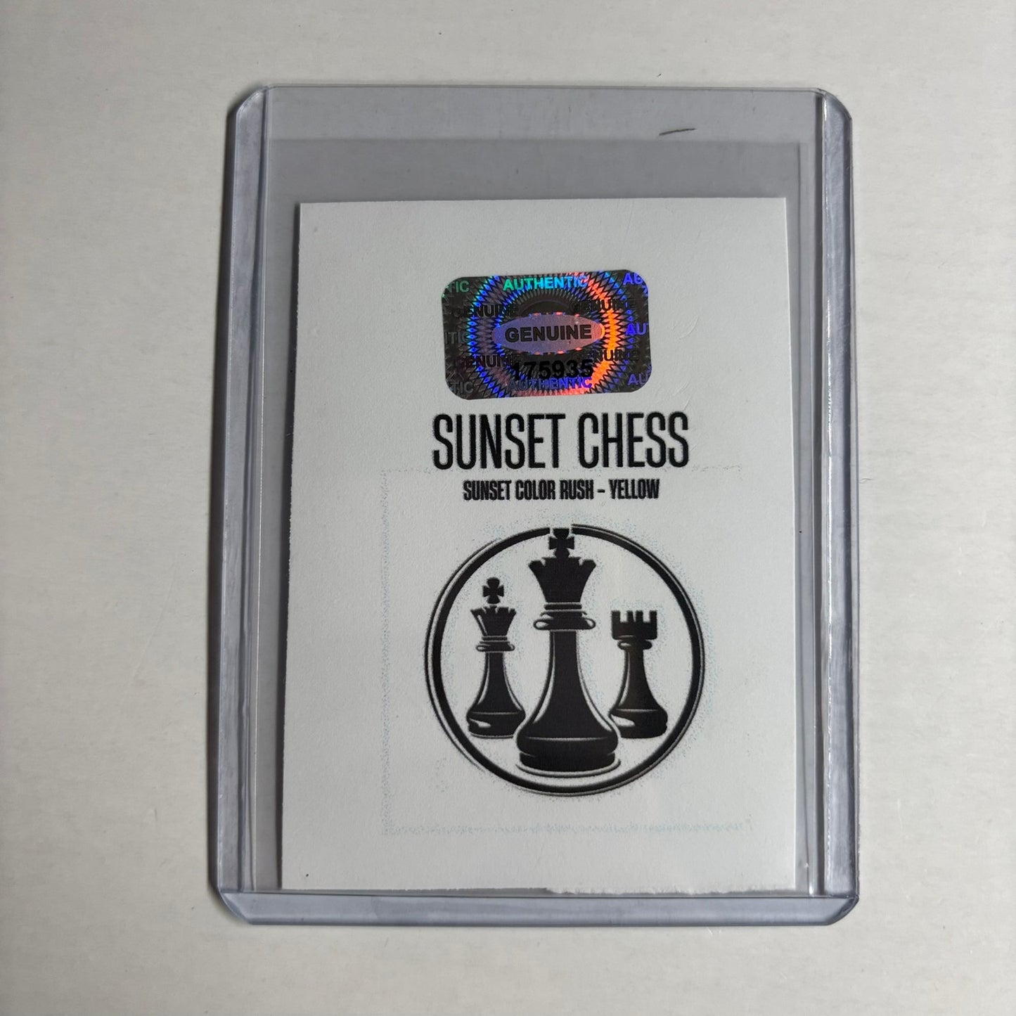 Yellow Collection - Trading Card