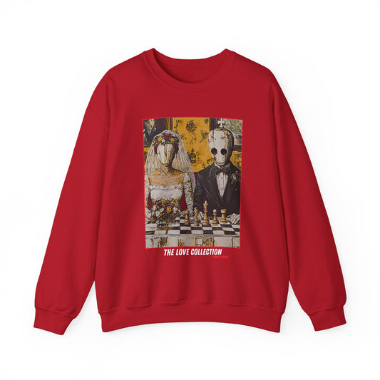Cherry Red Wedding - Red Chess Crewneck Sweater