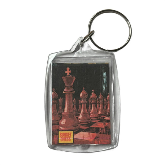 Supreme Red - Chess  Photo Keychain