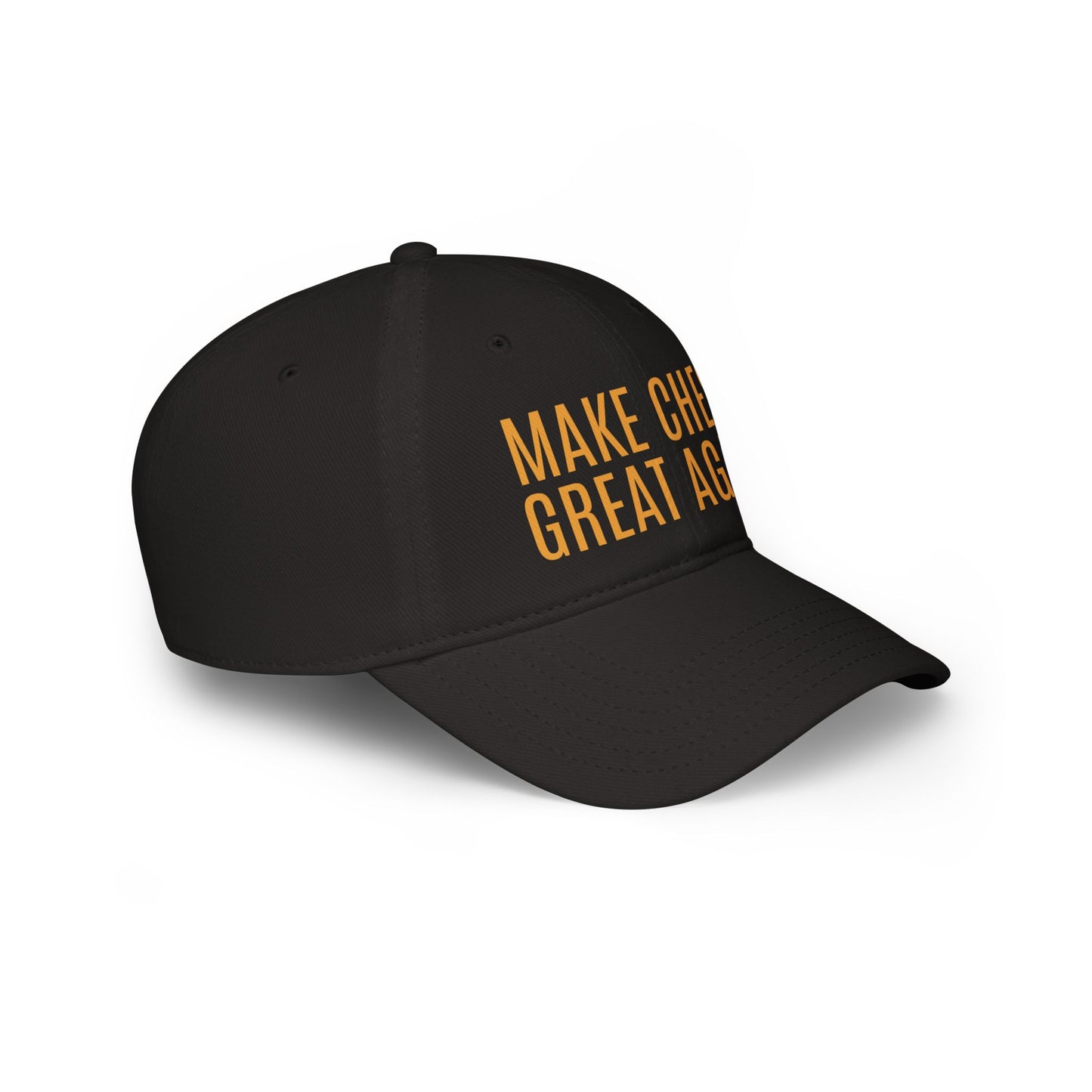 Make Chess Great Again - Sunset Chess Black Baseball Cap