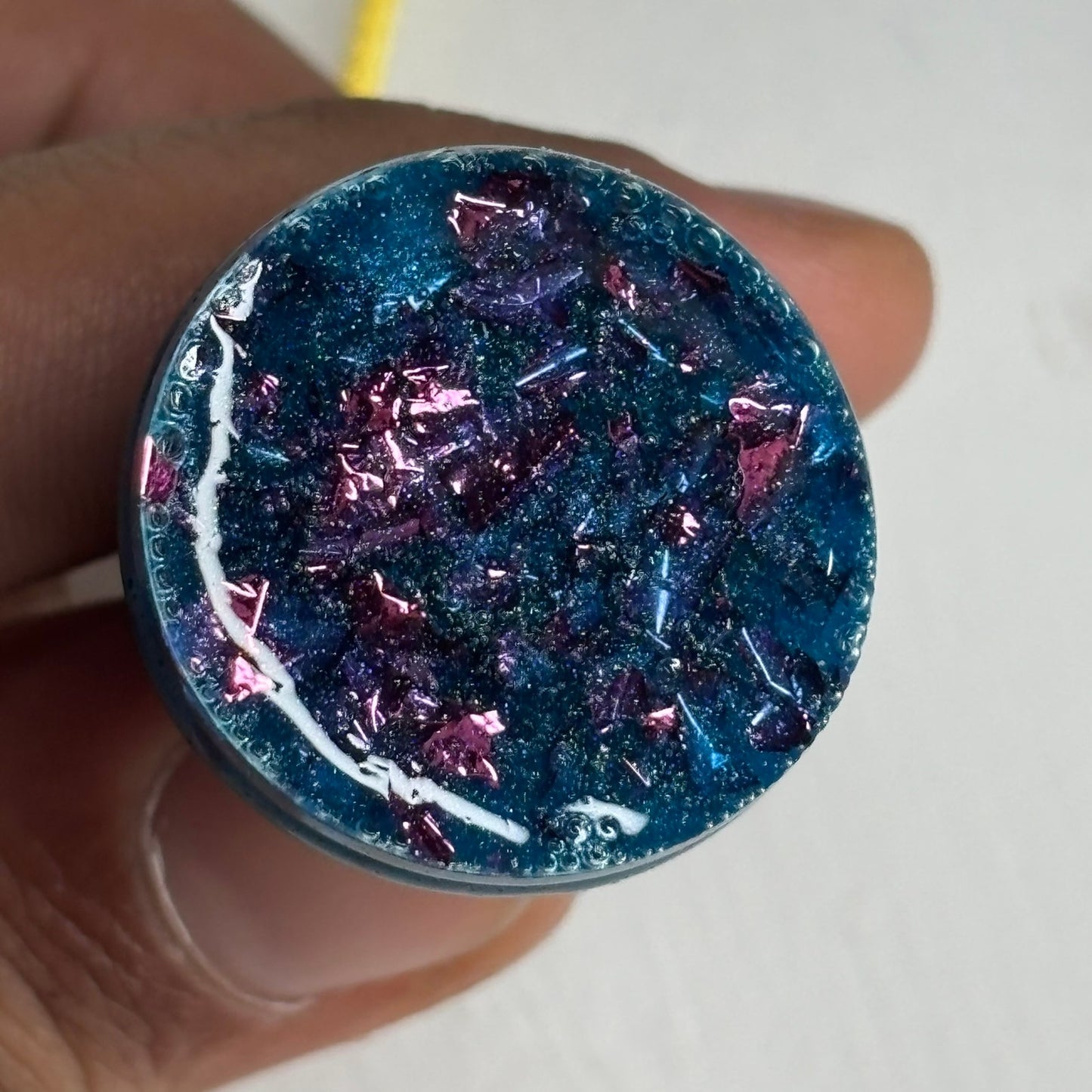 Blue Queen - Handmade Resin Chess Necklace