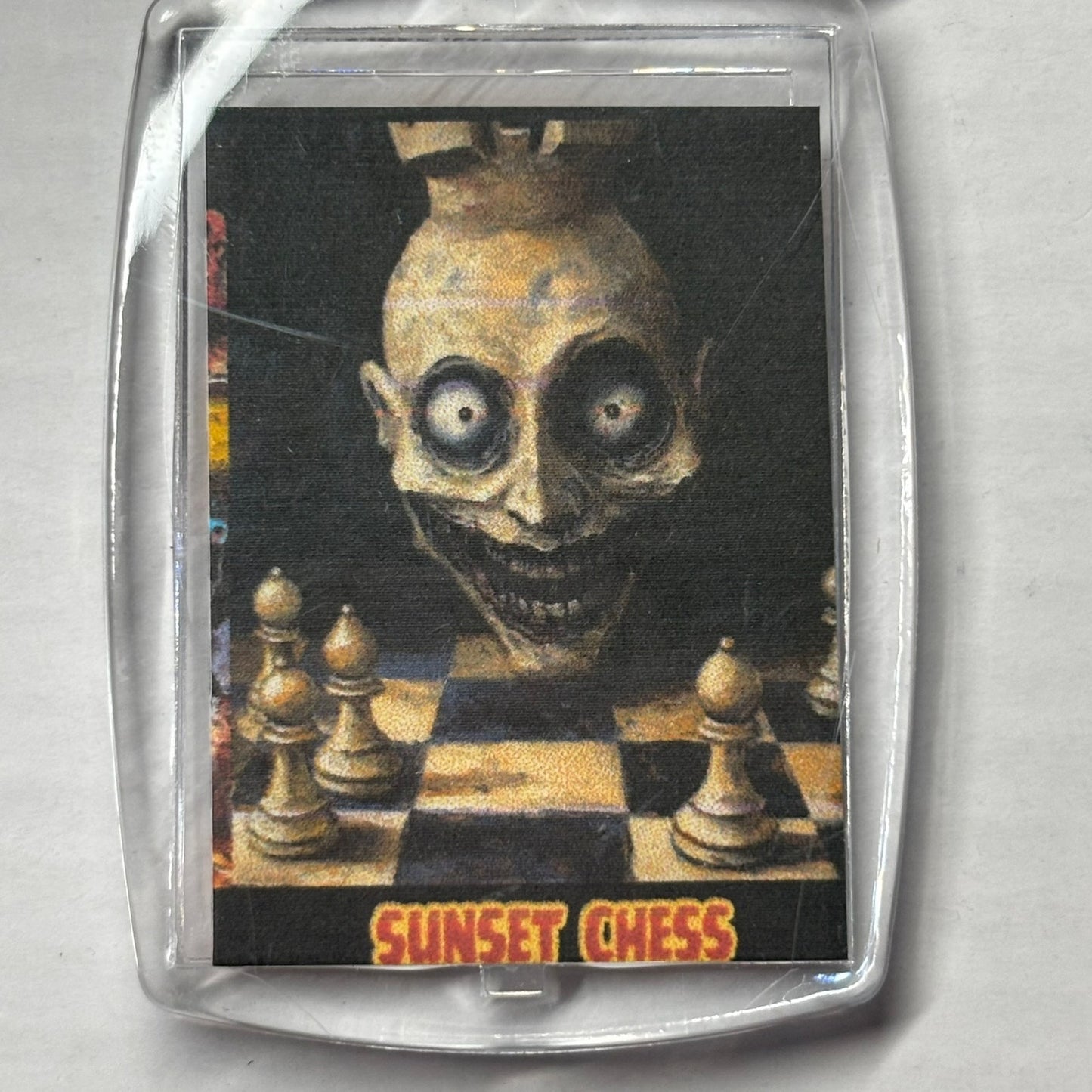 Scary Fred - Chess  Photo Keychain
