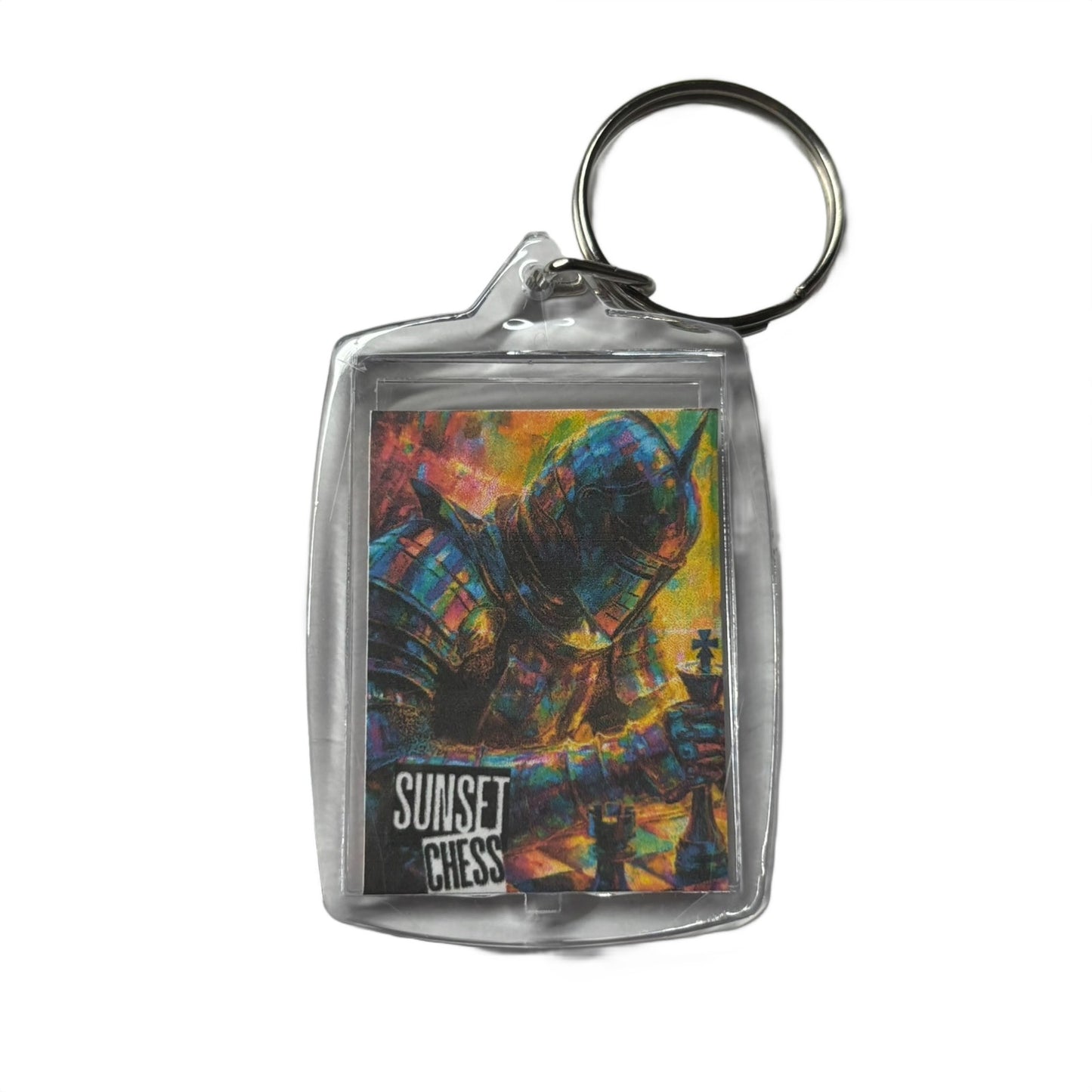 Majestic Knight - Chess  Photo Keychain