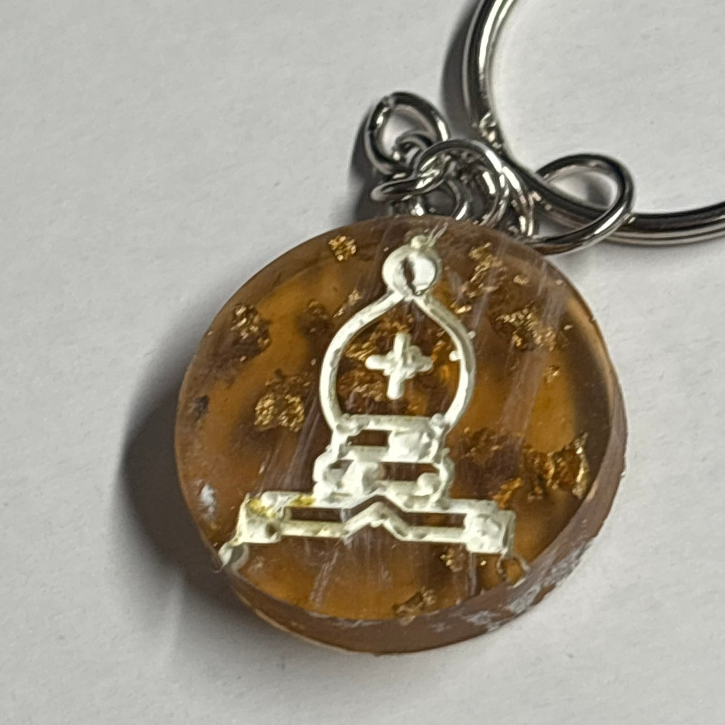 Amber Bishop - Handmade Resin Keychain