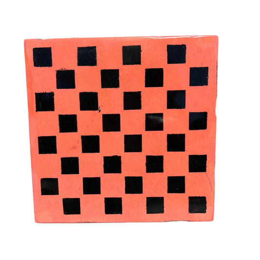 Peach Pink - Resin Coated Chess Board