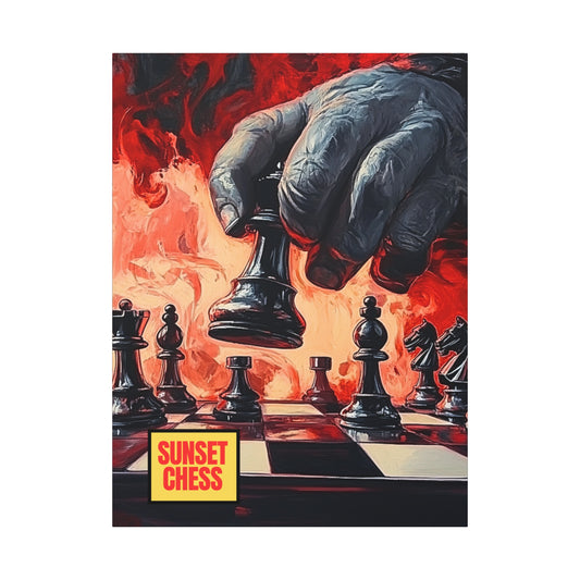 Amidst The Chaos - Canvas Chess Print 36"x48"