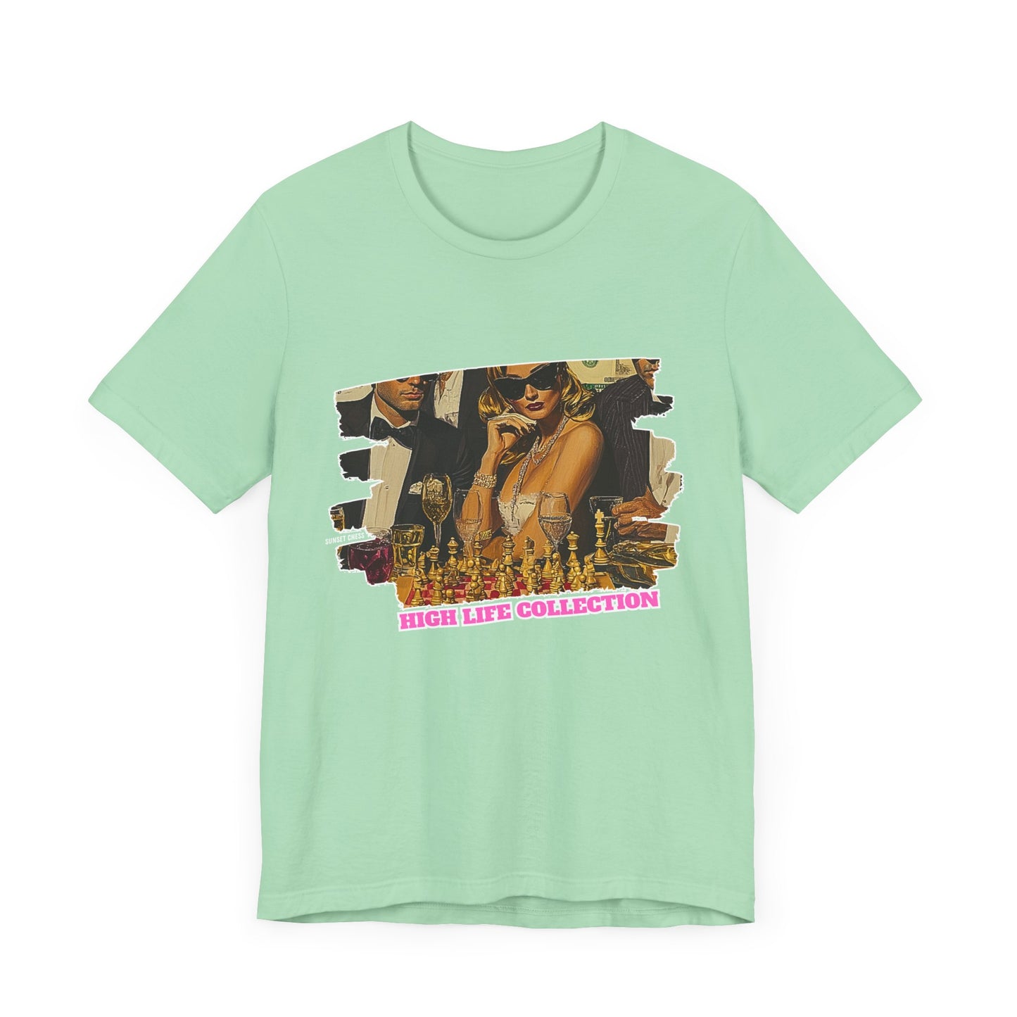 High Value Chess - Mint Green Chess T Shirt