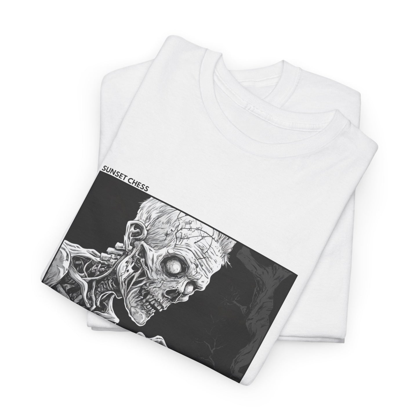 Scalp Ted - White Chess T Shirt