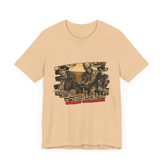 Dead Cowboys - Sand Dune Colored Chess T Shirt