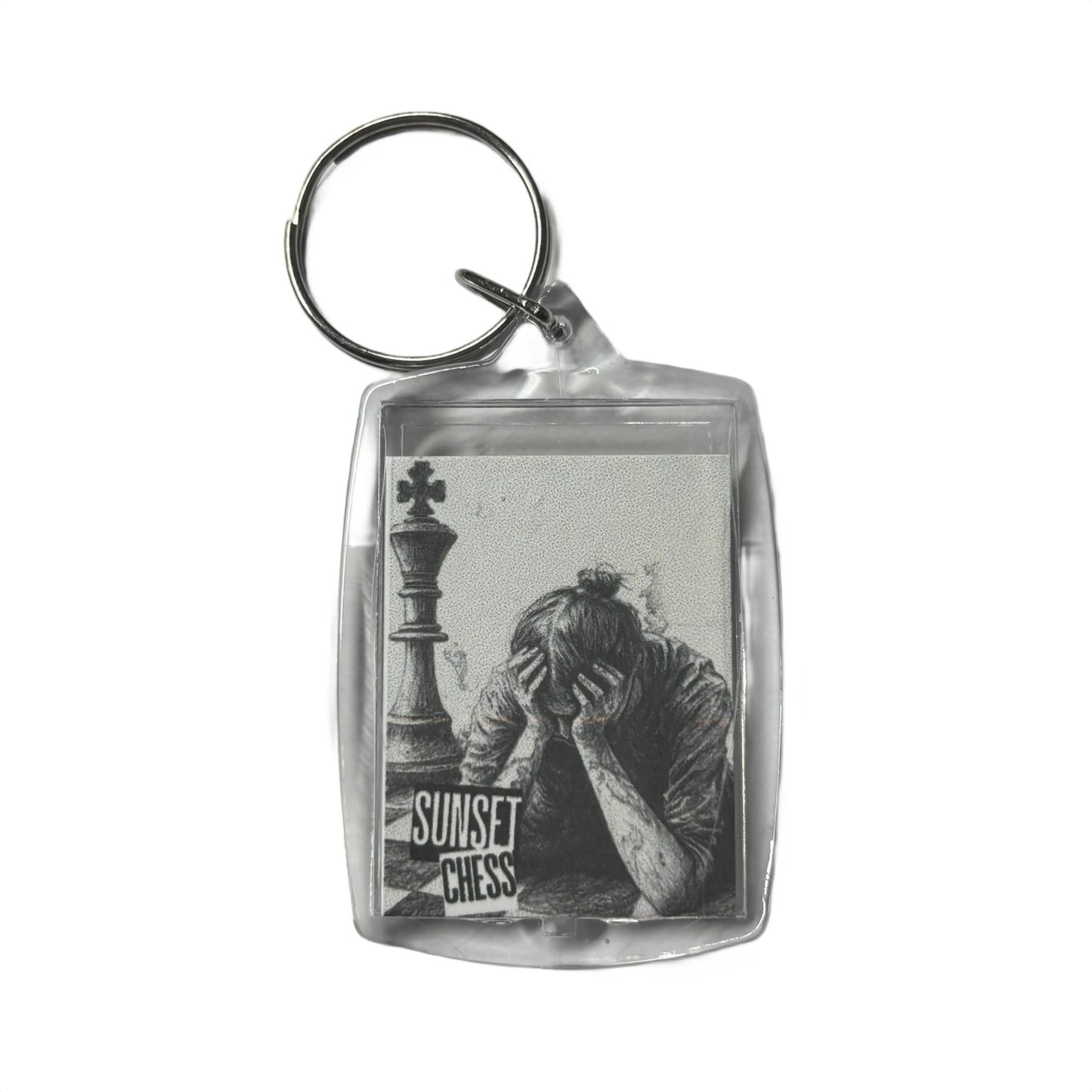 Head Twisted - Chess  Photo Keychain