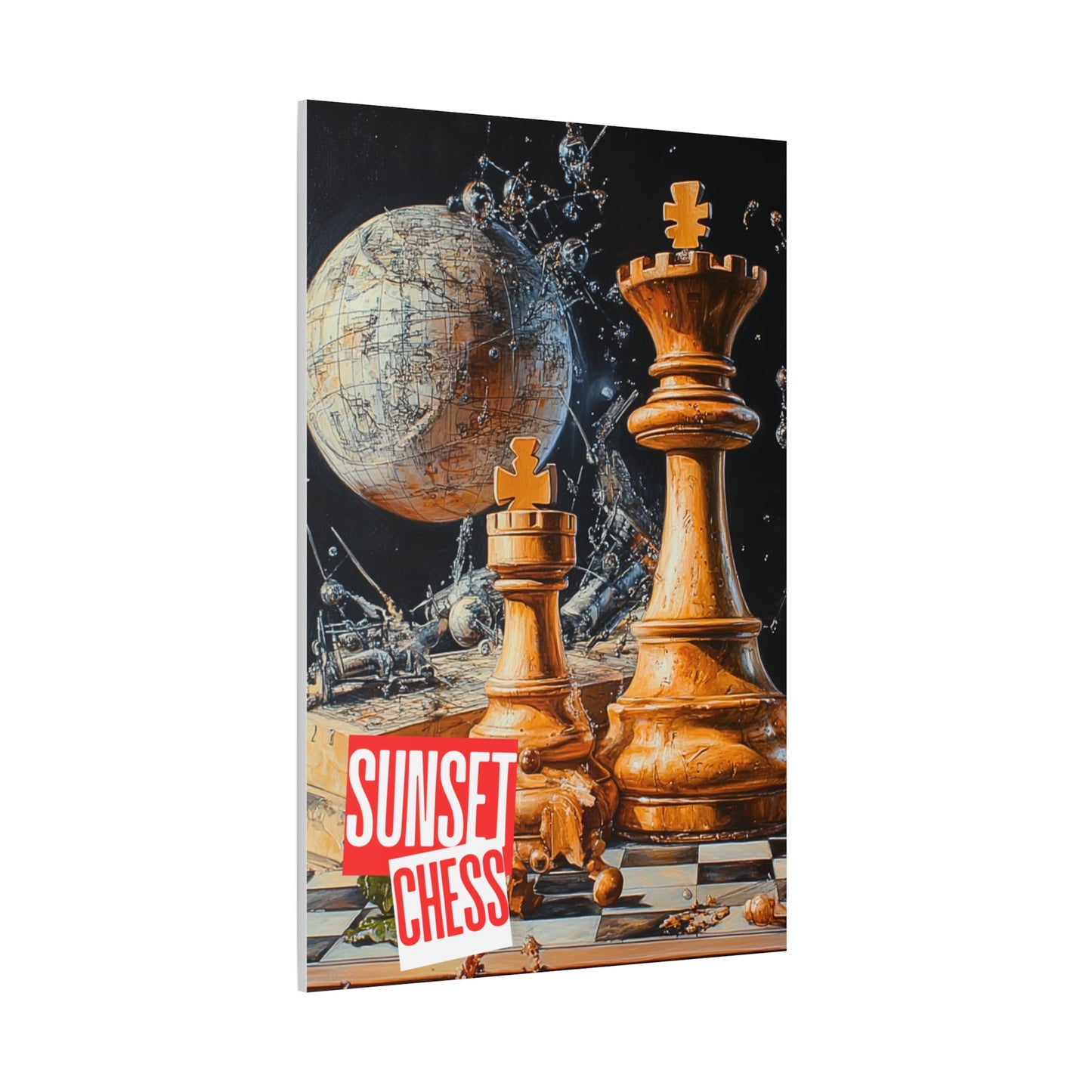 Broken Reality - Canvas Chess Print 40"x60"