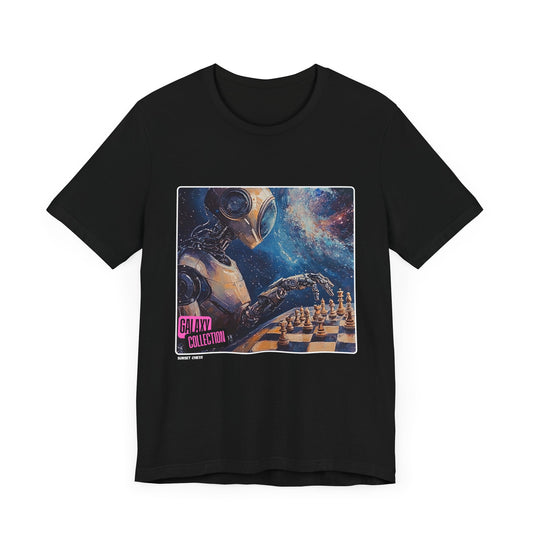 Robot Galaxy - Black Chess T Shirt