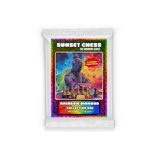 Rainbow Diamond Part 1 - Sunset Chess Scrapbook Card Pack