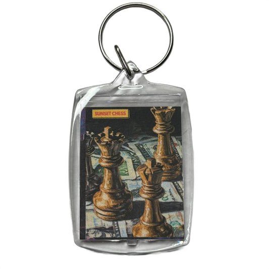 Dollars - Chess  Photo Keychain