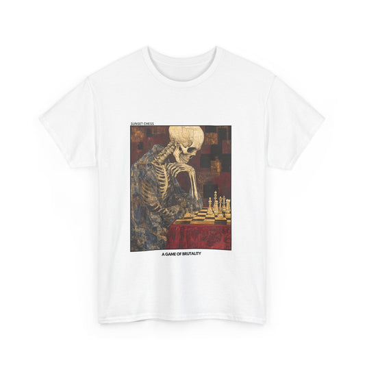 A Game Of Brutality - White Chess T Shirt