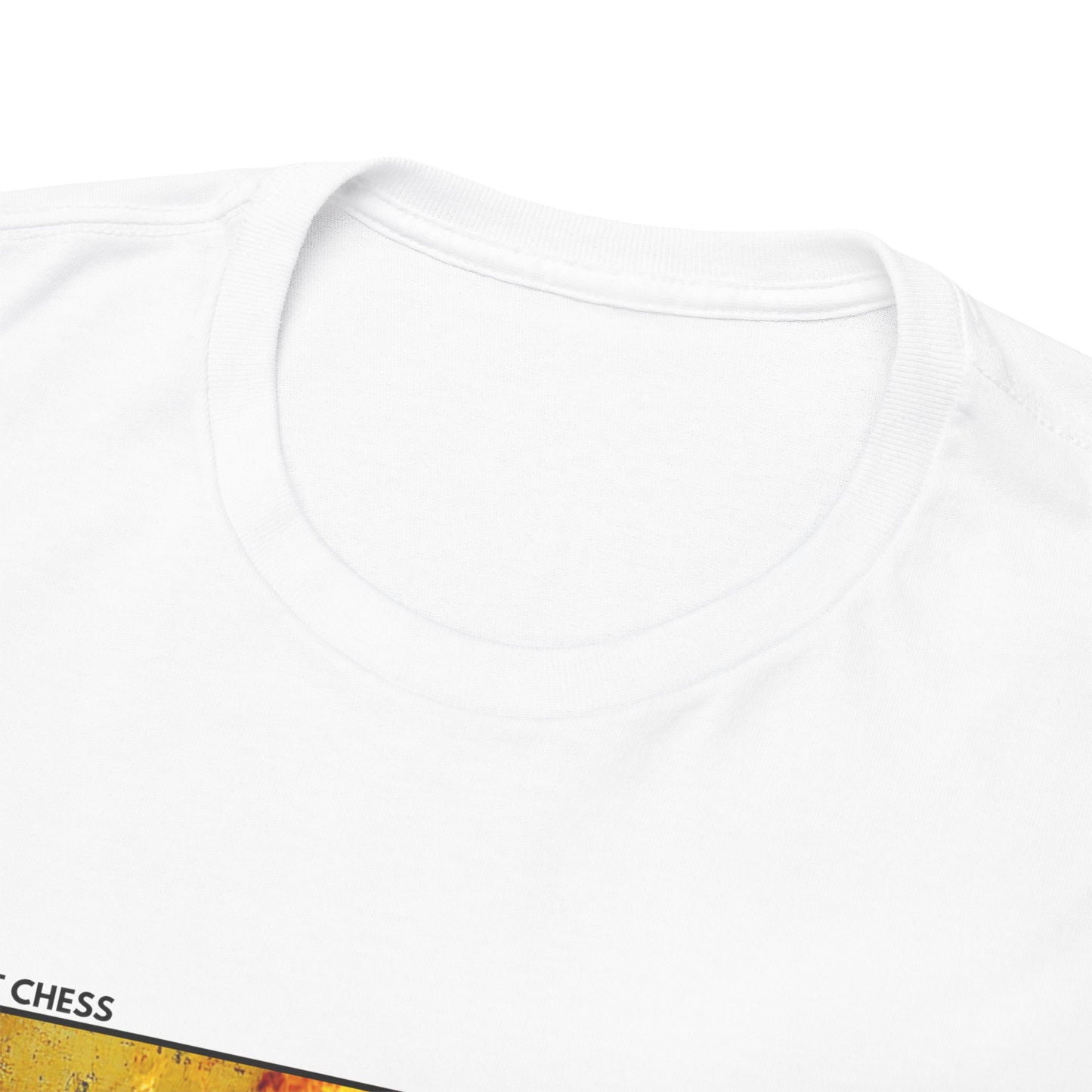 Burning Heads - White Chess T Shirt