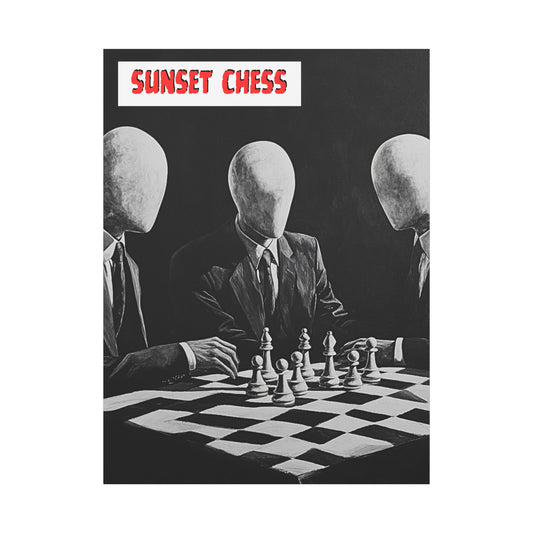 No Face No Game!! - Canvas Chess Print 36"x48"
