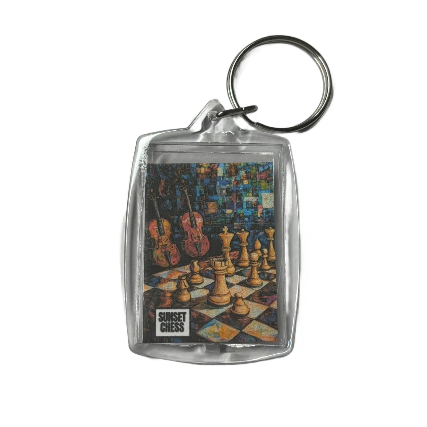 Classical - Chess  Photo Keychain