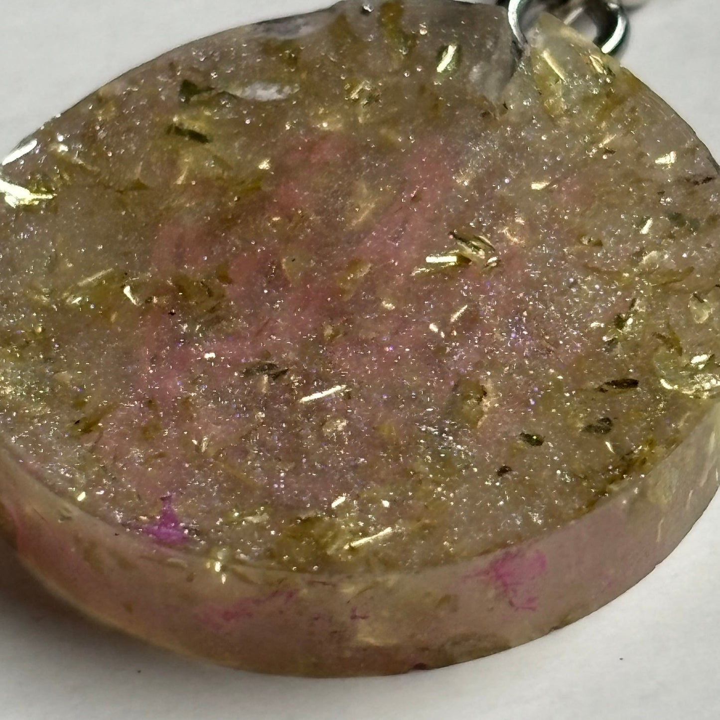 Crystal Pink Queen - Handmade Resin Keychain