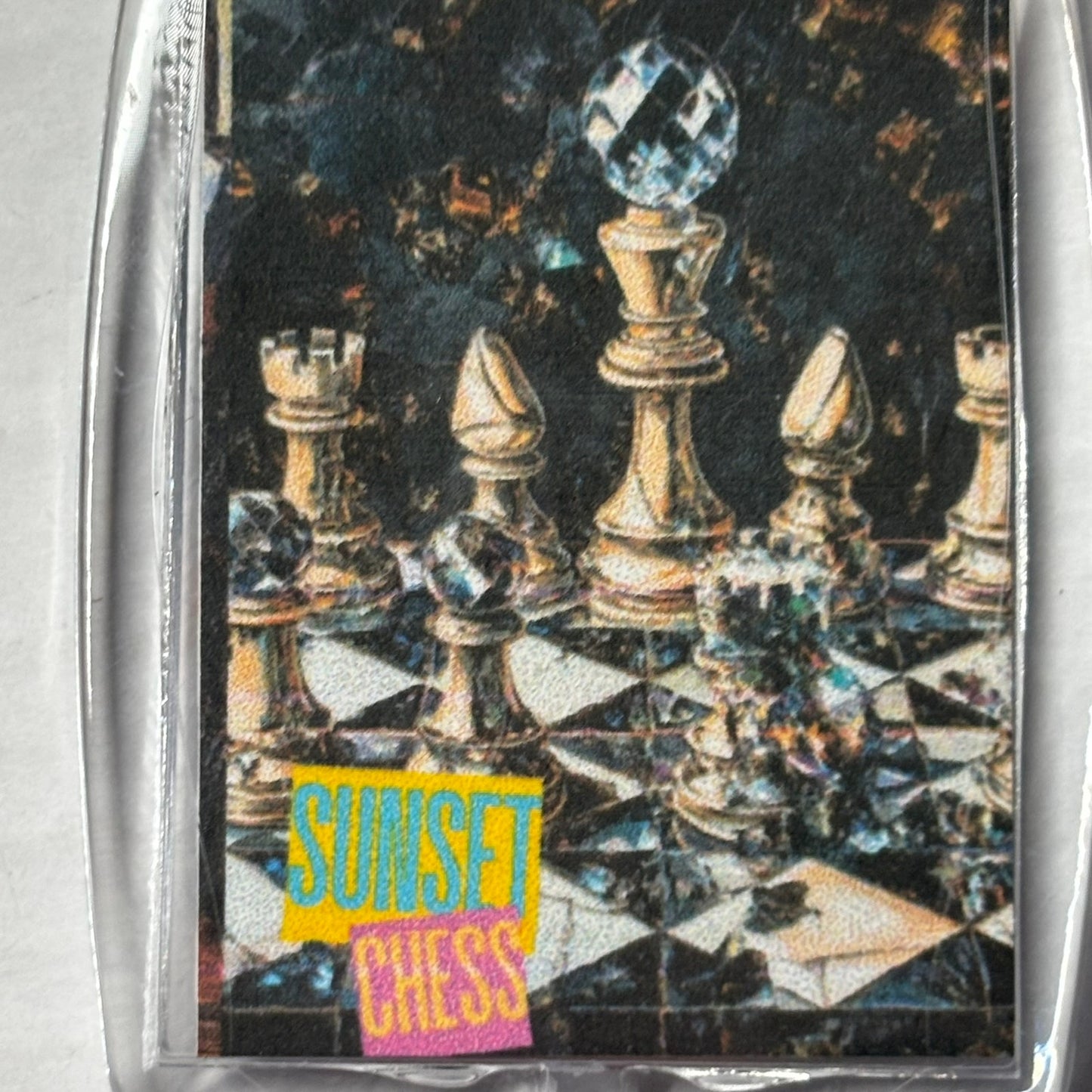 Royalty - Chess  Photo Keychain
