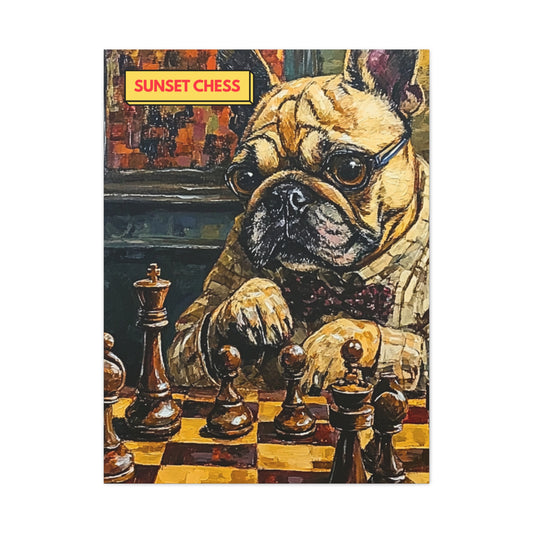 The Big Dog - Canvas Chess Print 30"x40"