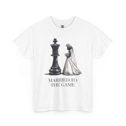 Married to the Game - Unisex Heavy Cotton Chess Tee