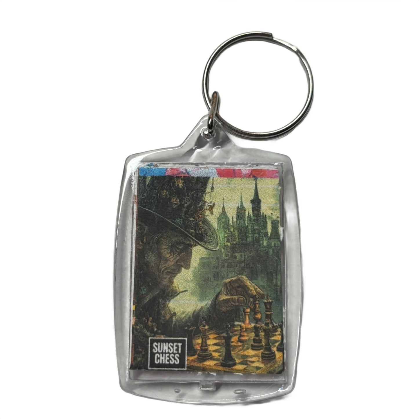 Beyond The Castle - Chess  Photo Keychain