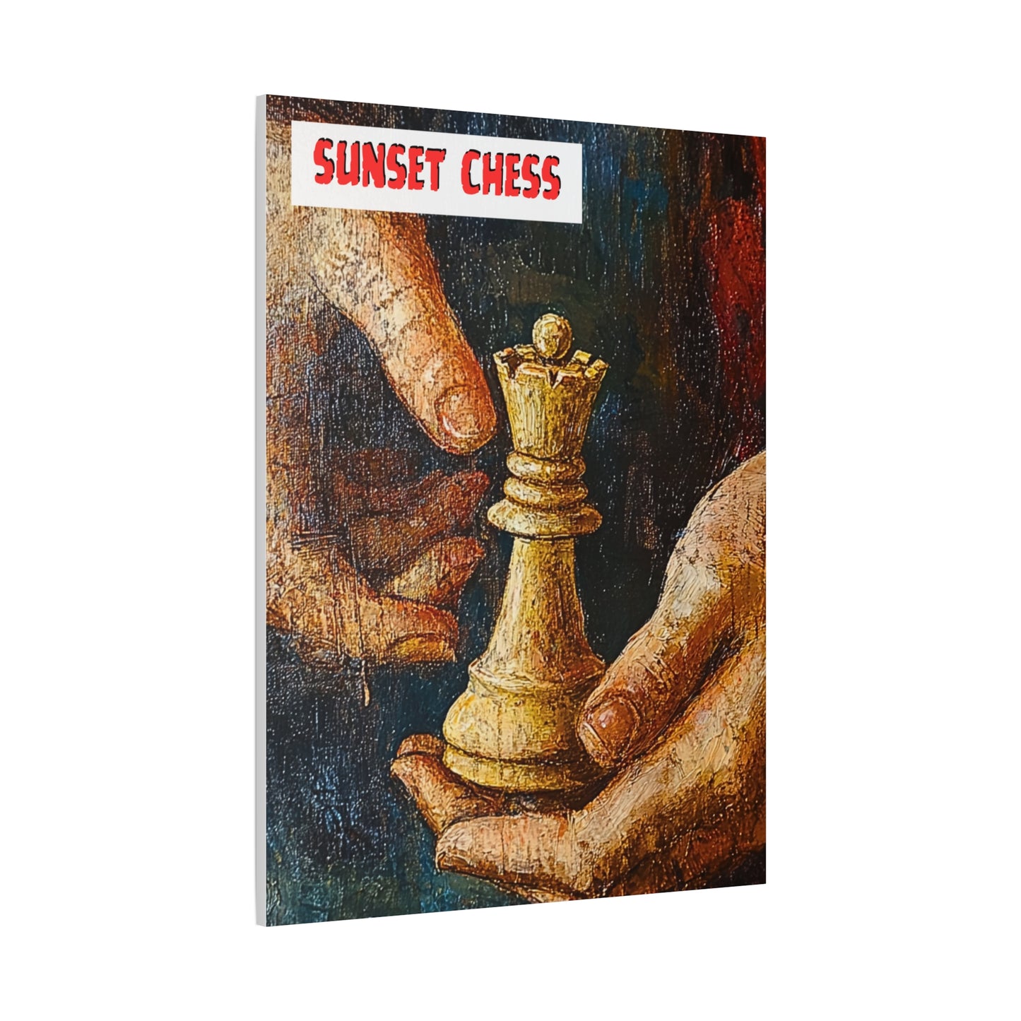 Handle Her With Care - Canvas Chess Print 36"x48"