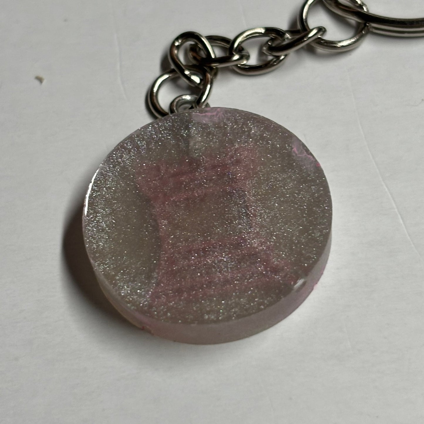 Cherry Blossom Rook - Handmade Resin Keychain - Flat Edition