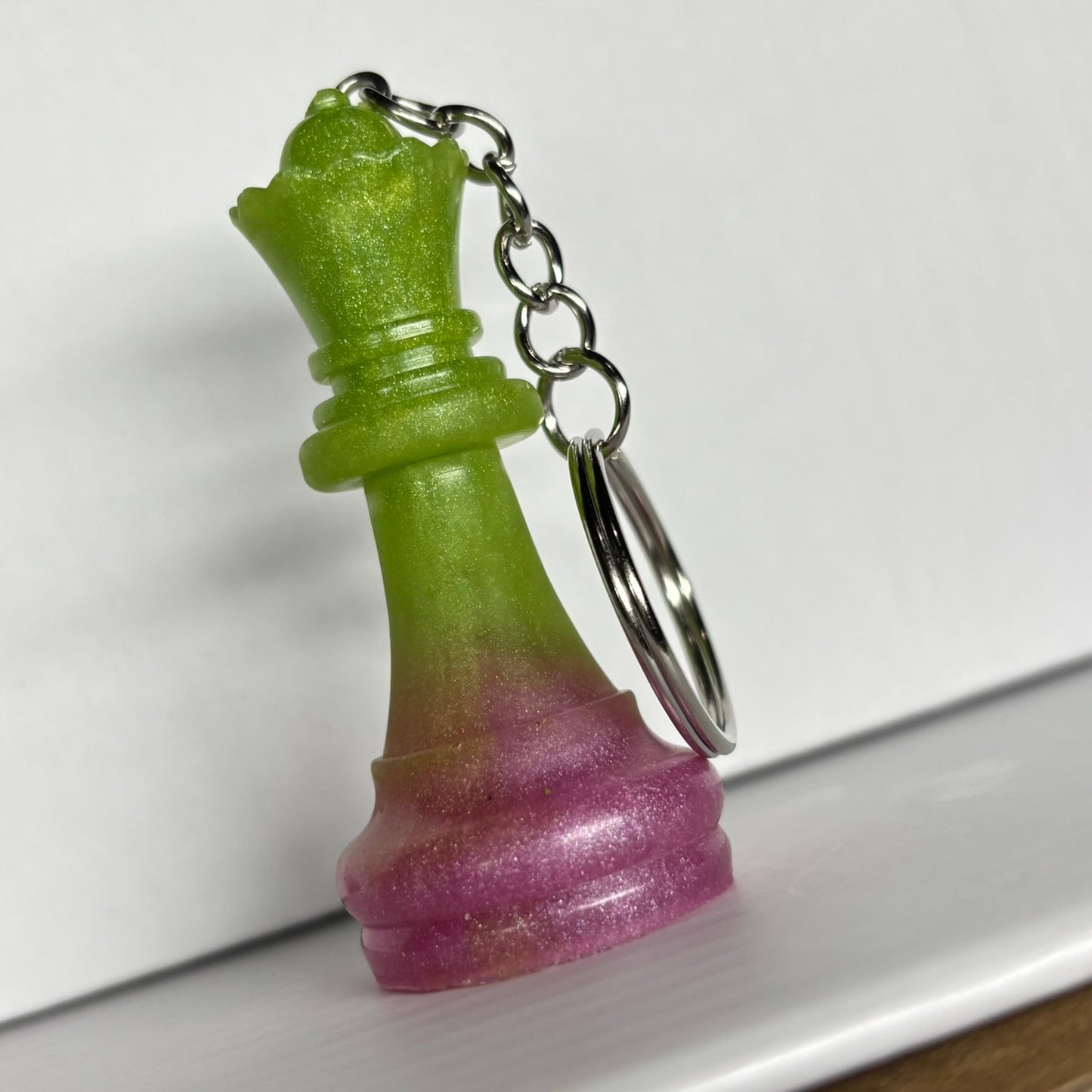 Pink Bottoms Handmade Resin Keychain - One of a Kind Design