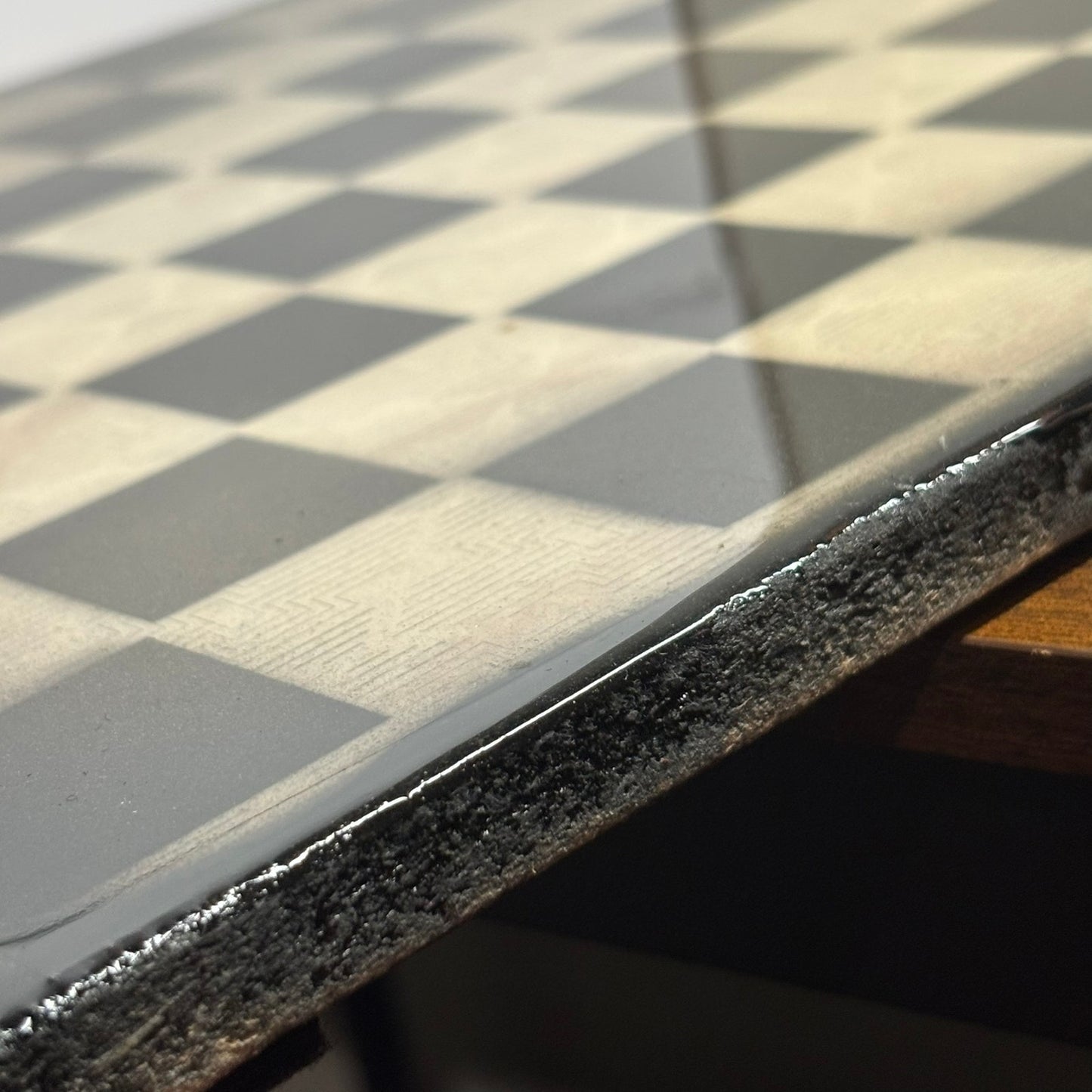 Simple Cream - Resin Coated Chess Board
