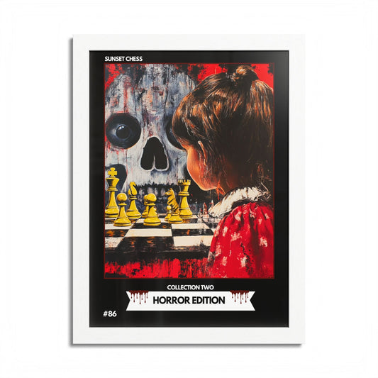 Horror Edition - Collection 2 Card #86 - Sunset Card Poster Framed 12"x16"