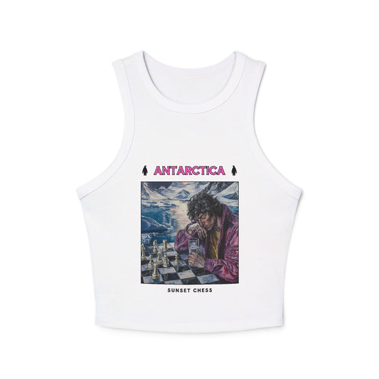 Ice Chess - White Chess Tank Top