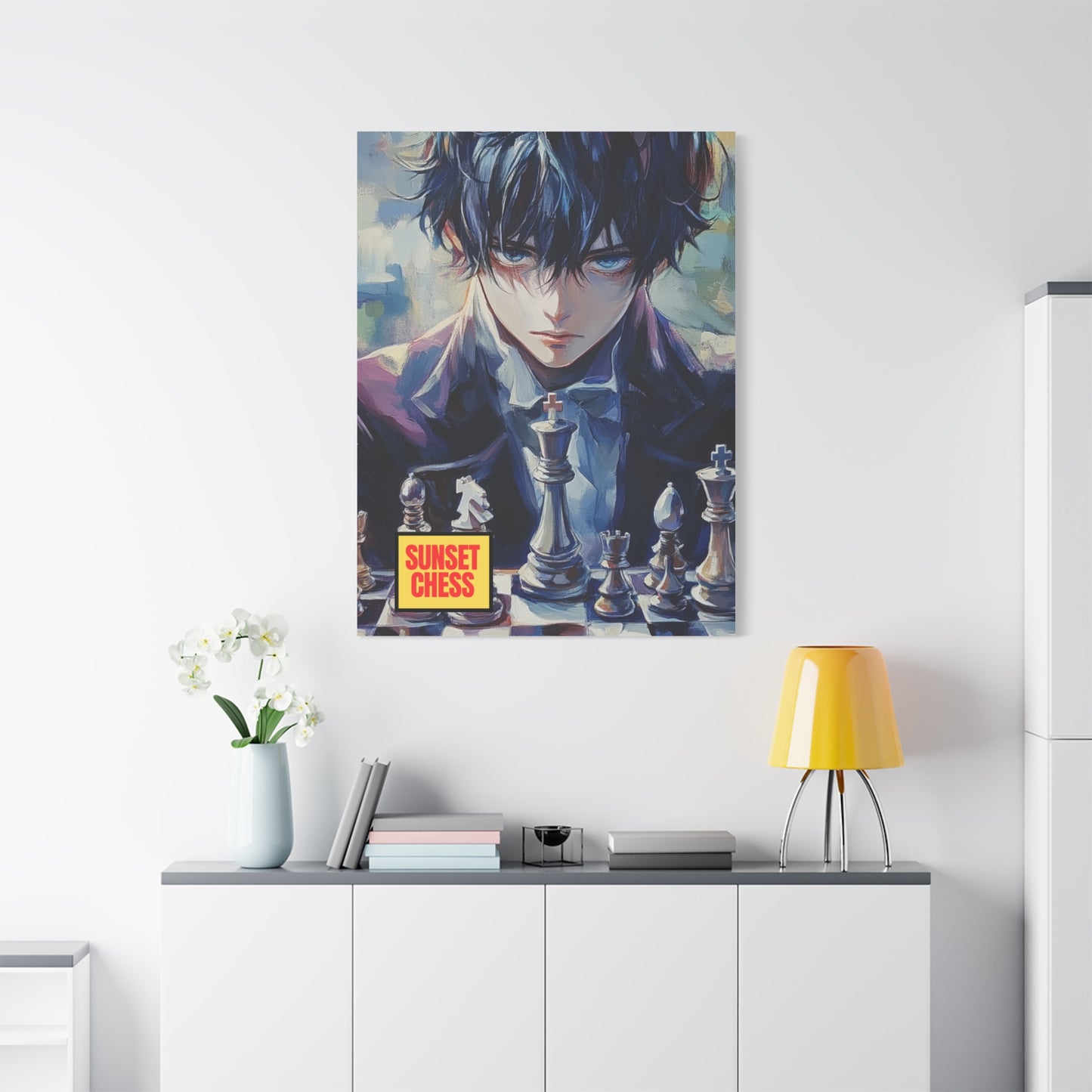 The Prince Gets Real - Canvas Chess Print 36"x48"