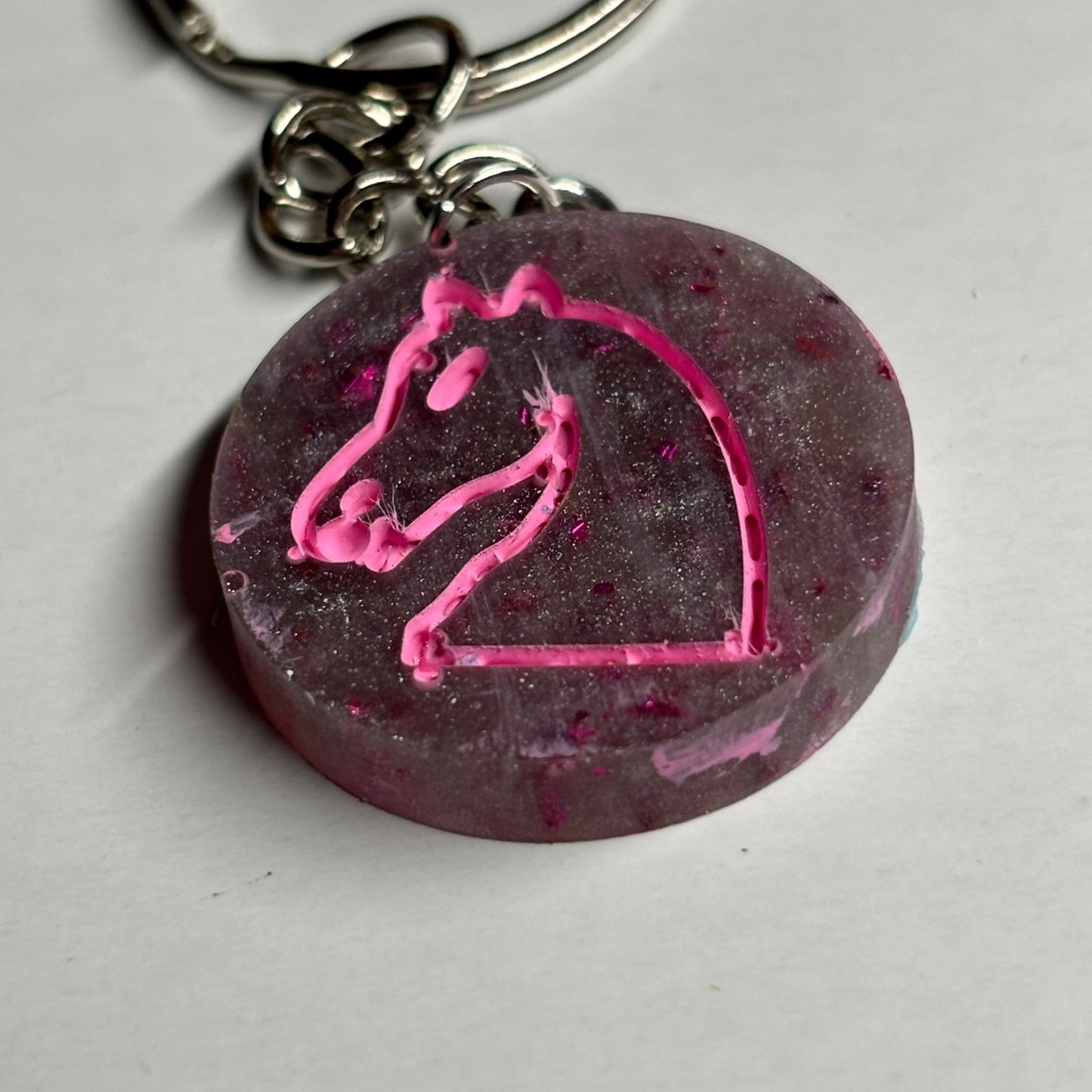 Supreme Purple Knight - Handmade Resin Keychain