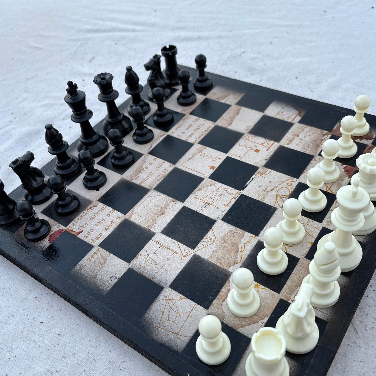 Mystic Writings - Scrapbook Chess Set