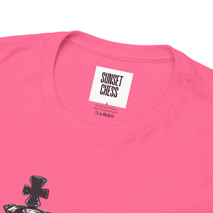 Hot Pink - Married to the Game - Unisex Heavy Cotton Chess Tee