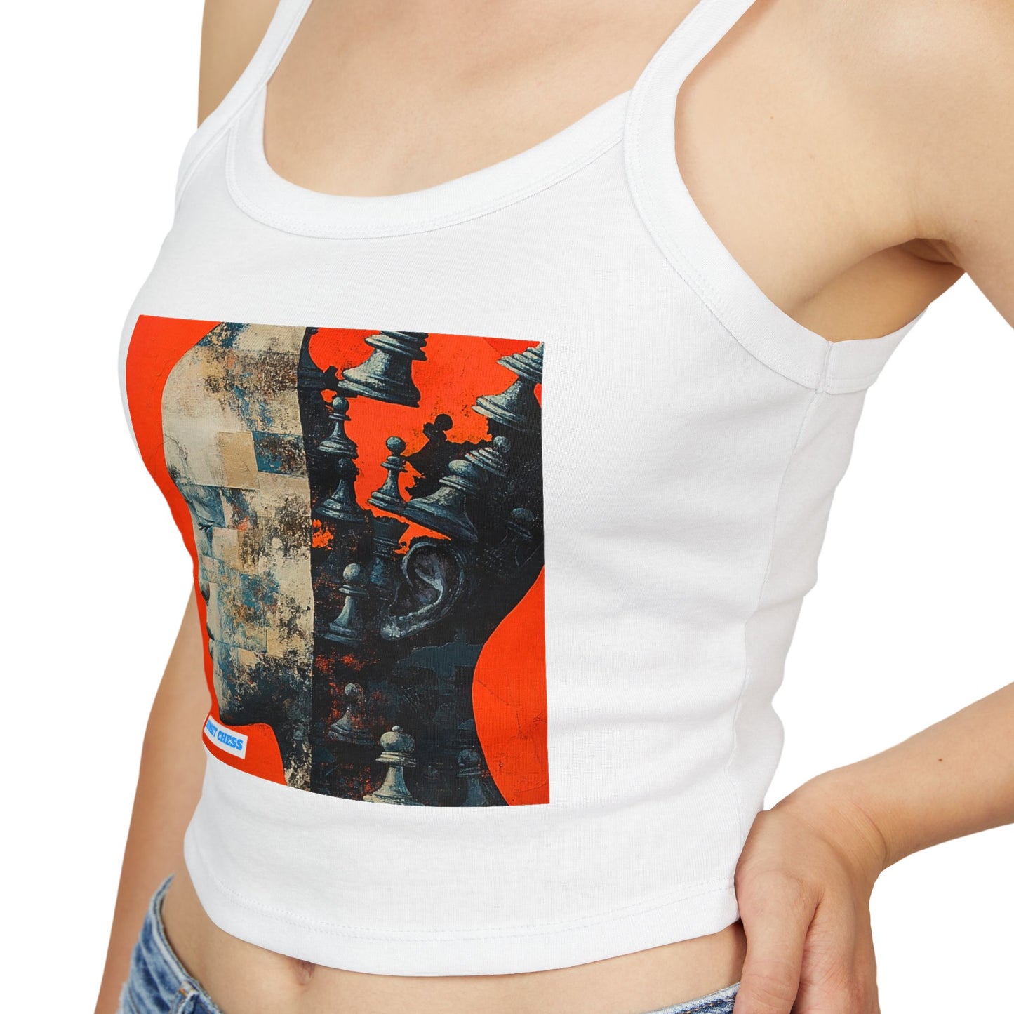 Defragging The Mind -  Women's White Tank Top