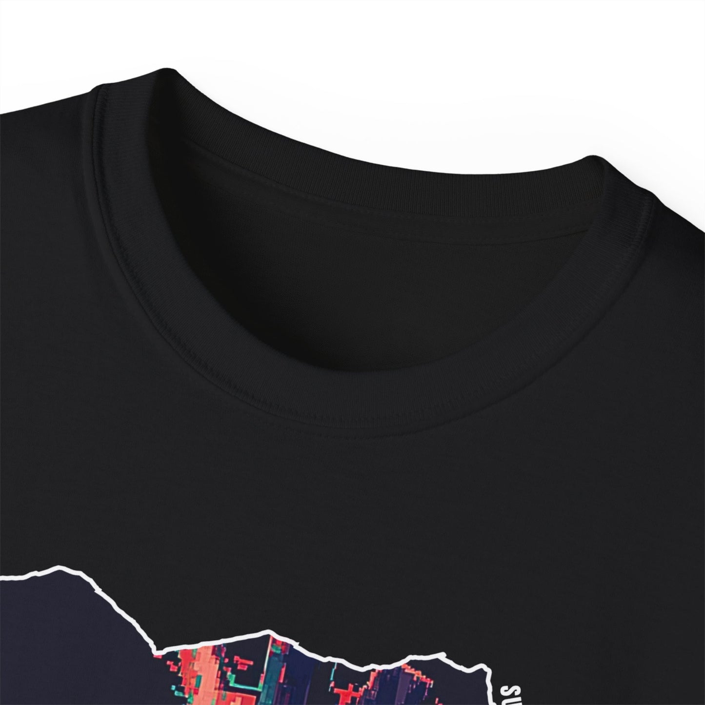 Neon Pixel King - Black Chess T Shirt