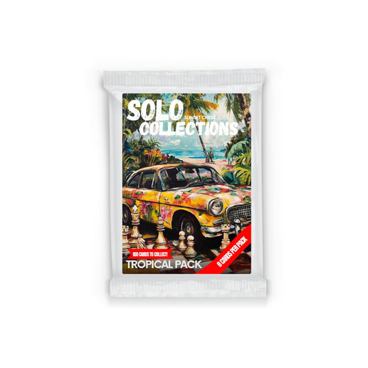 Tropical Solo Collection - Sunset Chess Scrapbook Card Pack