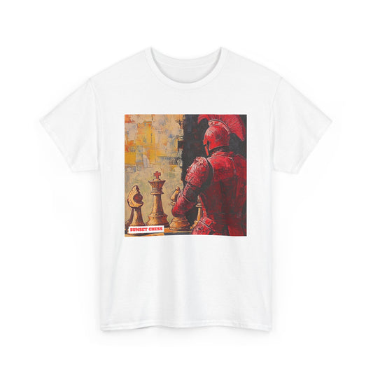 The Red Knight - White Chess T Shirt