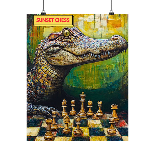 Gator Games - Matte Vertical Poster 16"x20"