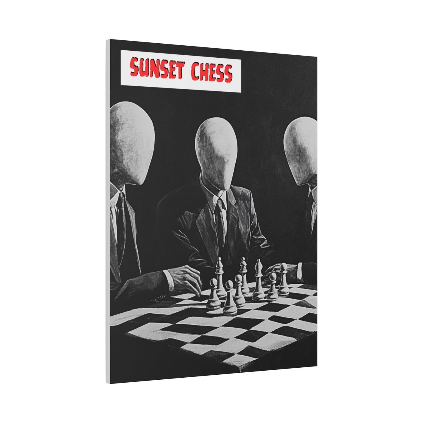No Face No Game!! - Canvas Chess Print 36"x48"