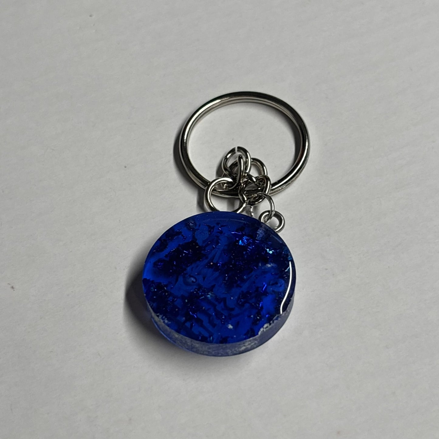 Blue Queen - Handmade Resin Keychain