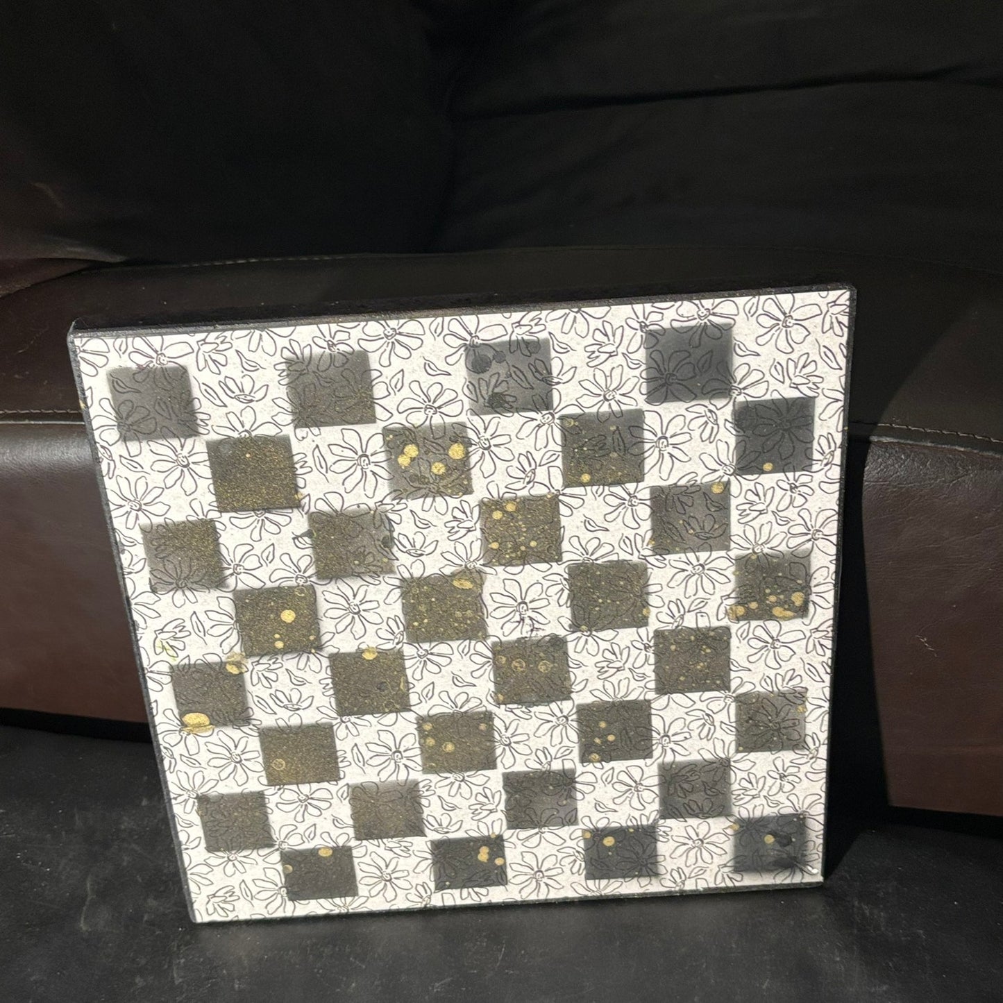 Black & White - Scrapbook Chess Board