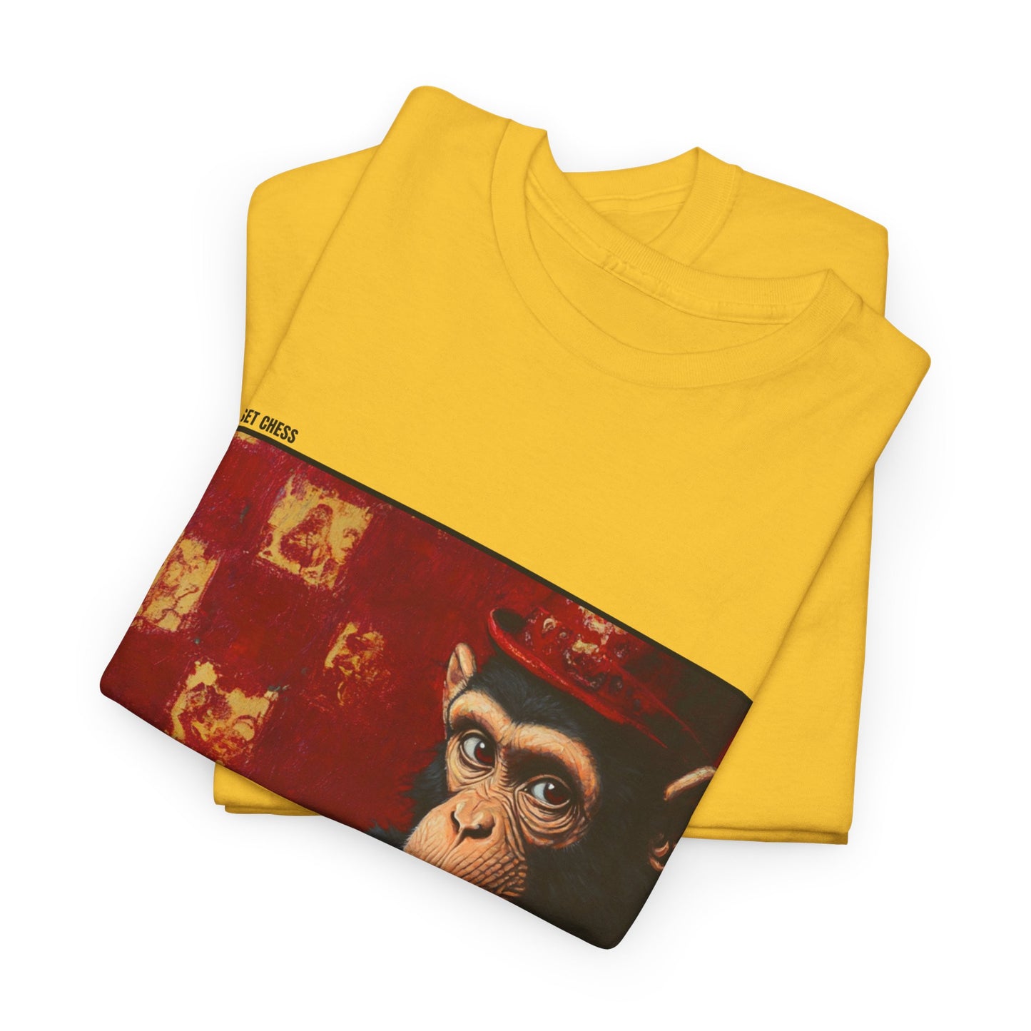 Magician Monkey  - Black Chess T Shirt