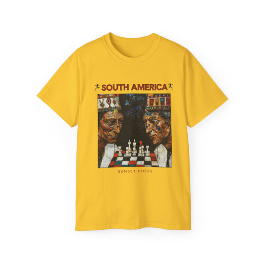 South Americans Chess Match - Yellow Chess T Shirt
