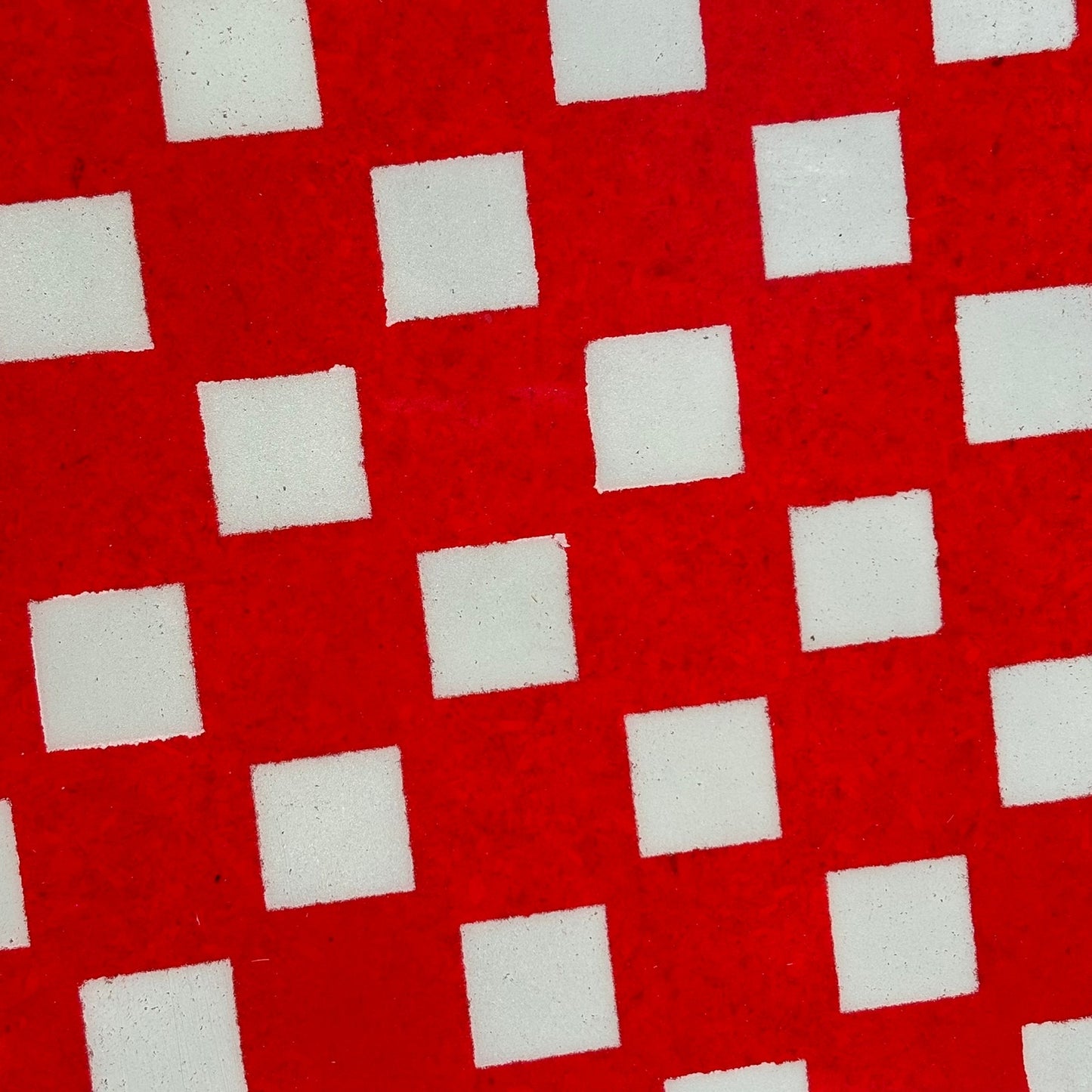 Cherry Red - Resin Coated Chess Board