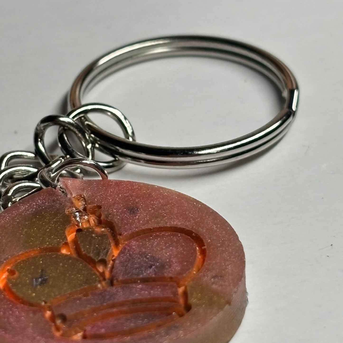 Rustic King - Handmade Resin Keychain